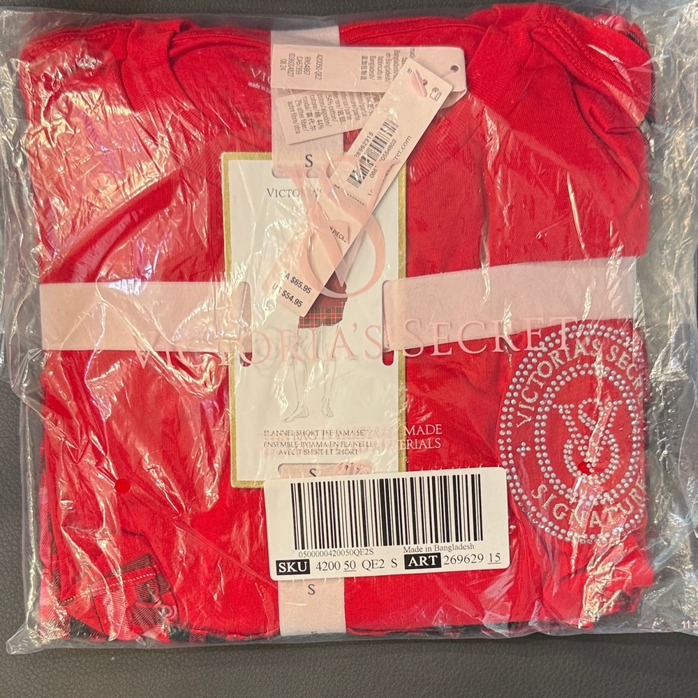 Victoria's Secret Red Pajama Set- Shorts